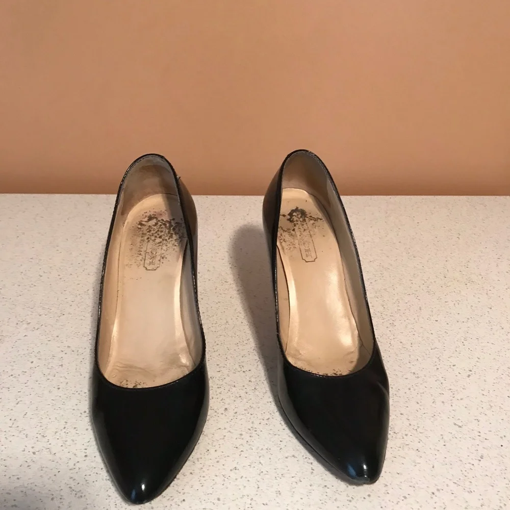 Black Coach Pumps - Picture 3 of 5